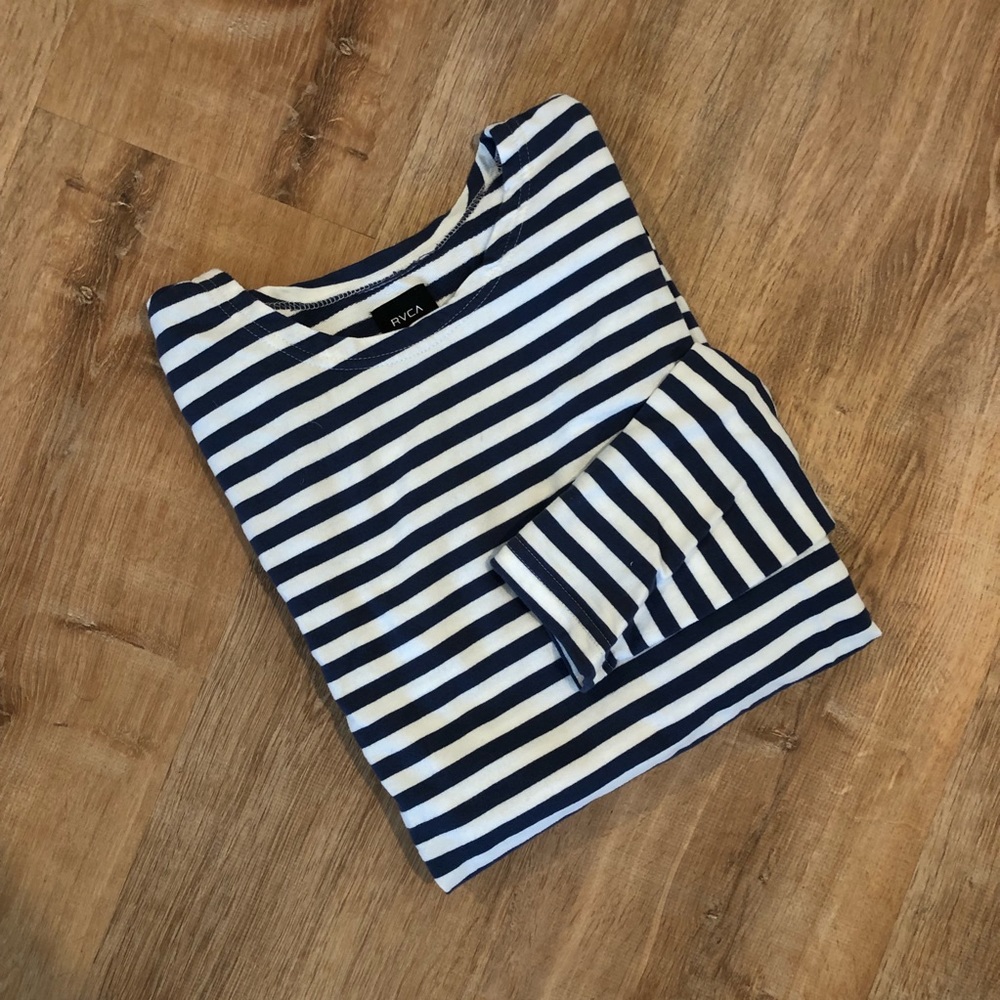 RVCA Breton Striped long sleeve shirt